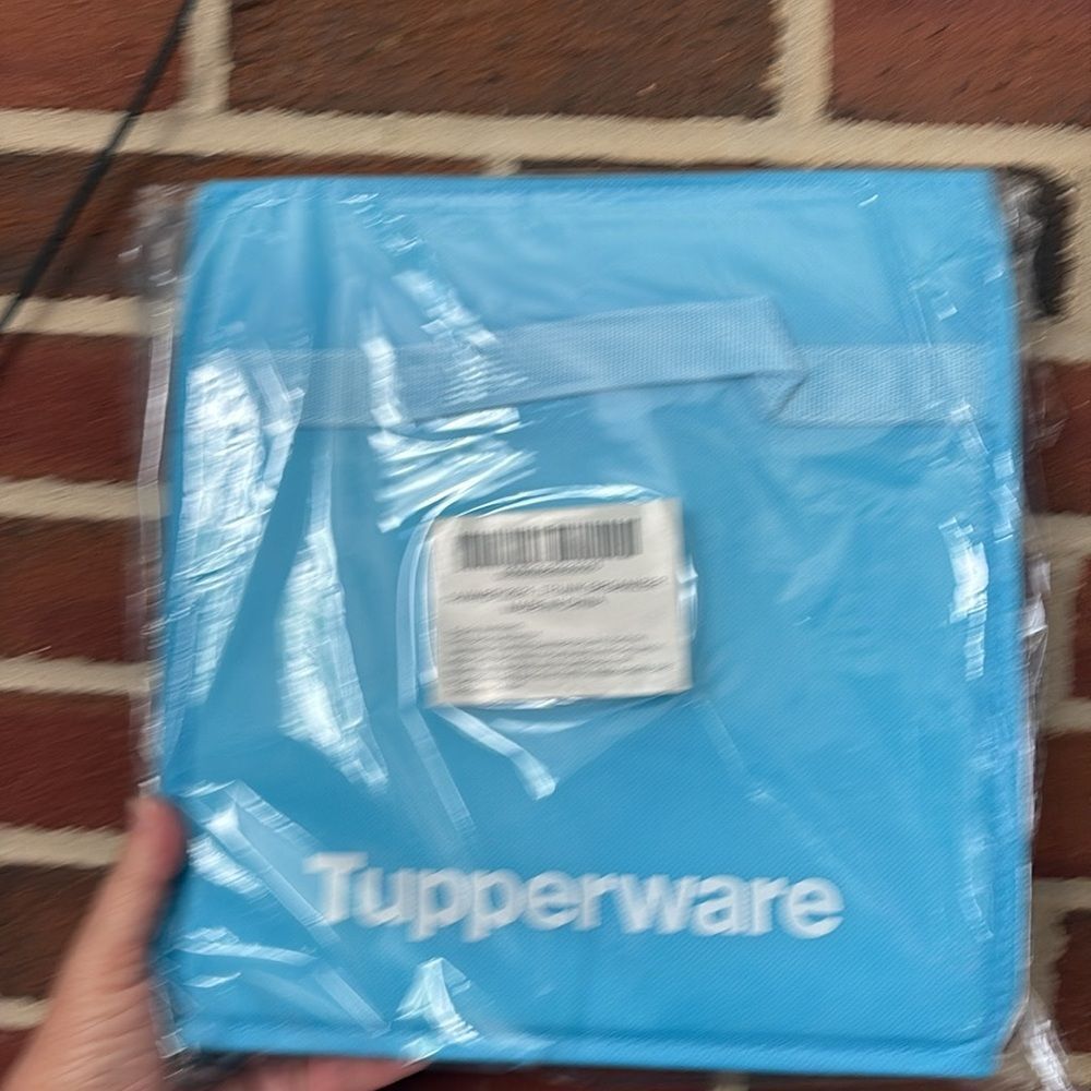NWT Tupperware Trunk Organizer in Light Blue